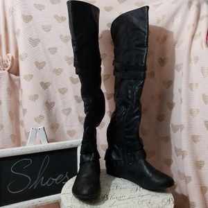 Over the knee boots